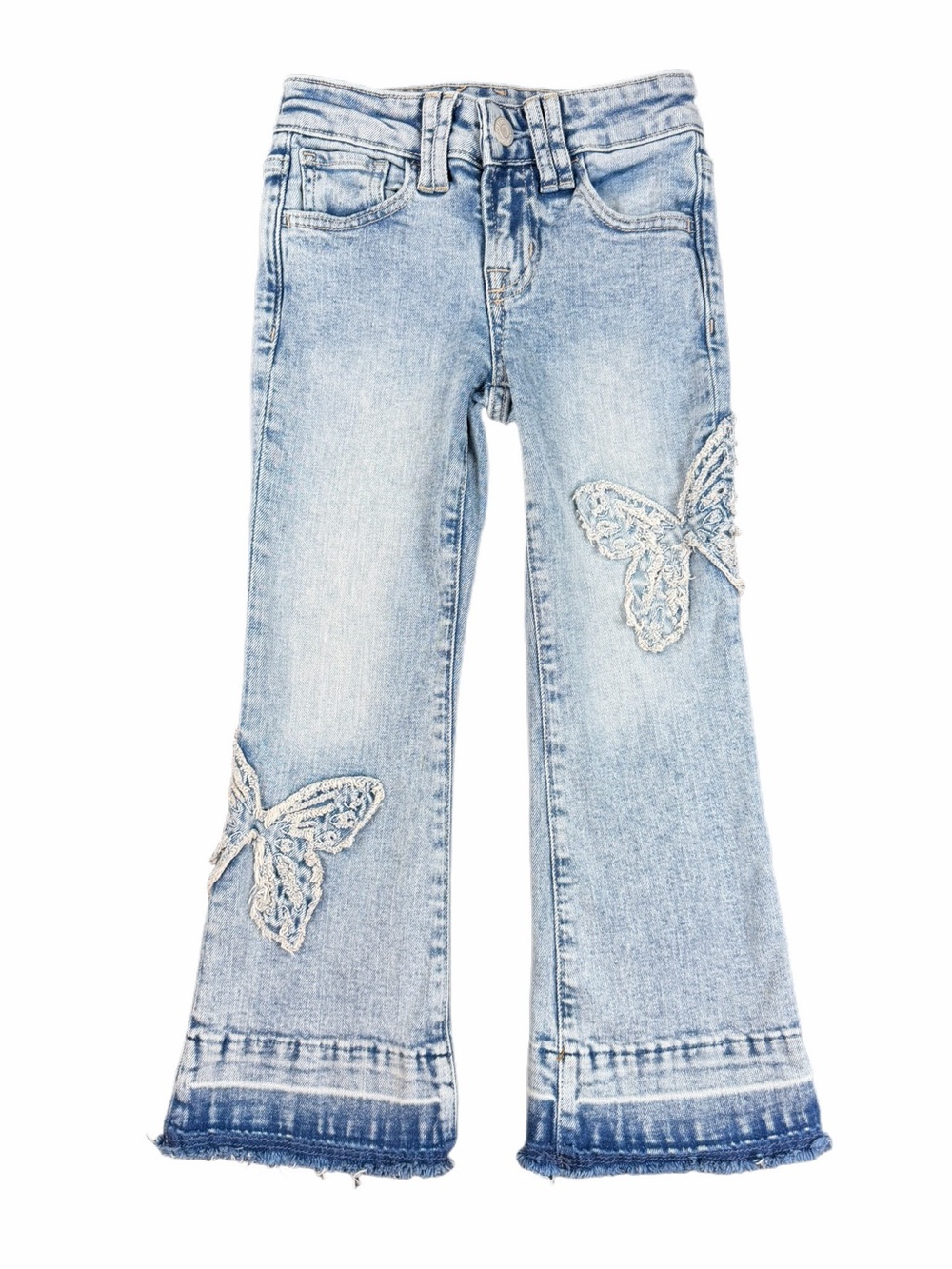 GAP KIDS 70’s Flare High Rise Butterfly Jeans - 5
